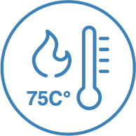 Dankzij de HWW-opslag met hoge temperatuur is een vermindering van het volume van de boiler mogelijk tot 30%, en kan de zeer veel stroomverbruikende cycli voor antilegionella worden vermeden, die normaal gesproken worden uitgevoerd met gebruik van elektrische weerstanden.